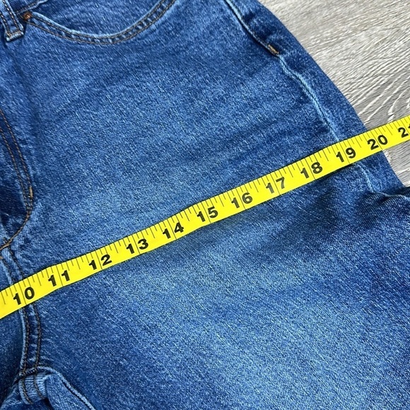 Joe’s Jeans High Rise Raw Hem Curvy Straight Leg Jeans Blue Women’s Sz 31 - Picture 8 of 11